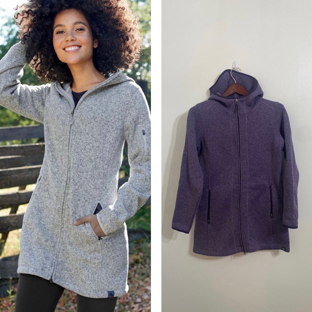 L.L. Bean Women's Gray and Purple Jackets